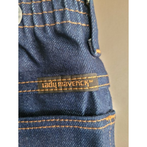 Lady Maverick Women's Elastic Waist Dark Blue Wash Jeans Size 20 1/2 USA New - Picture 4 of 5